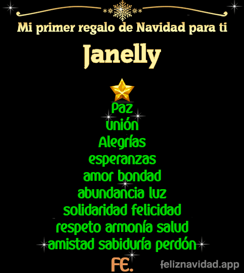 GIF Mi primer regalo de navidad para ti Janelly