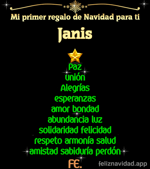 GIF Mi primer regalo de navidad para ti Janis