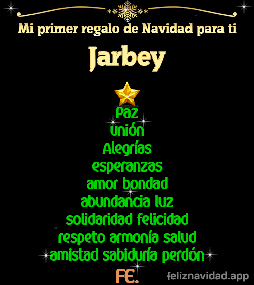 GIF Mi primer regalo de navidad para ti Jarbey