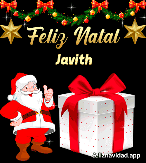 GIF Feliz Natal Javith