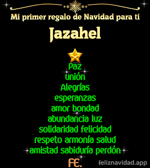 GIF Mi primer regalo de navidad para ti Jazahel