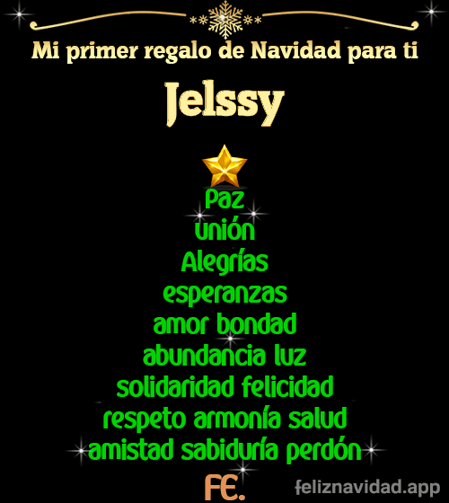 GIF Mi primer regalo de navidad para ti Jelssy