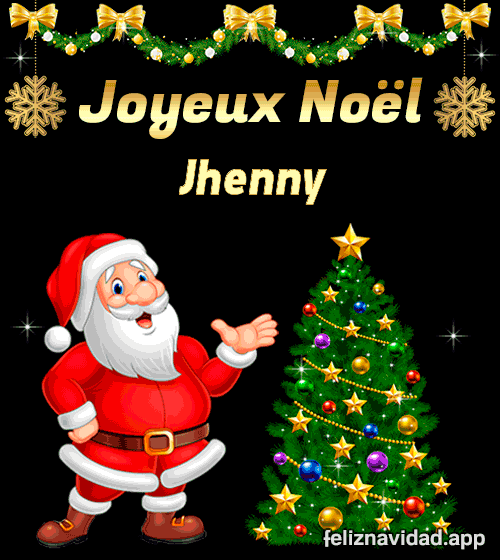 GIF Joyeux Noël Jhenny