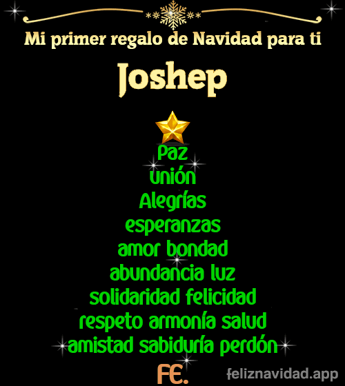 GIF Mi primer regalo de navidad para ti Joshep