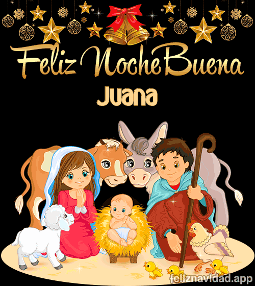 GIF Feliz Nochebuena Juana