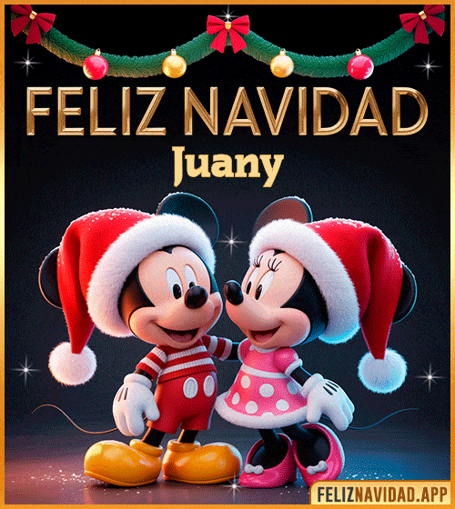GIF GIF de Feliz Navidad con Mickey y Minnie Mouse Juany