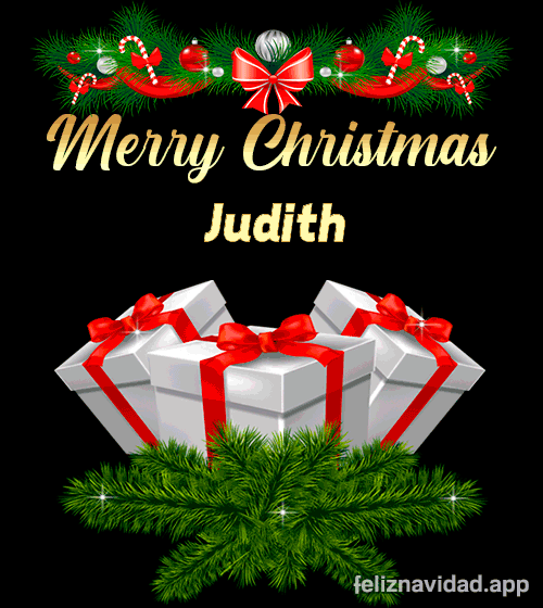 GIF Merry Christmas Judith