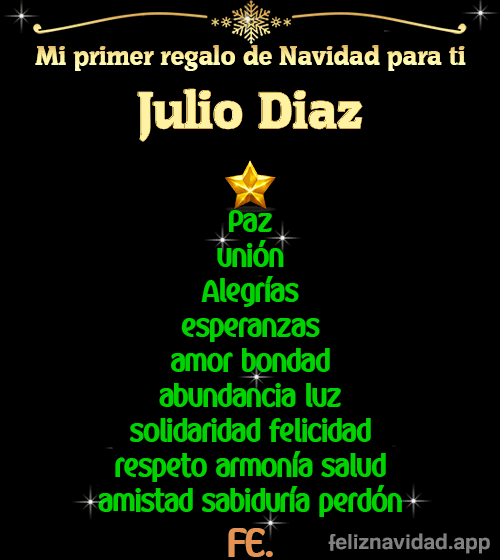 GIF Mi primer regalo de navidad para ti Julio Diaz