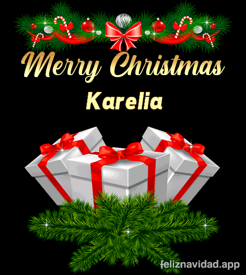 GIF Merry Christmas Karelia