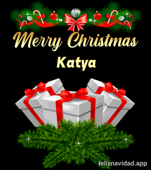 GIF Merry Christmas Katya