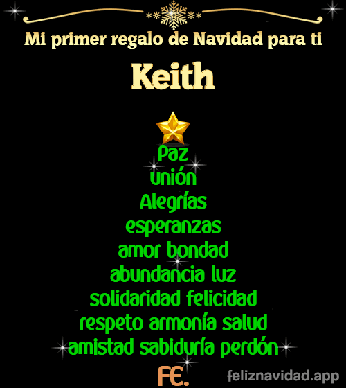 GIF Mi primer regalo de navidad para ti Keith