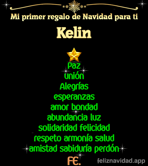 GIF Mi primer regalo de navidad para ti Kelin