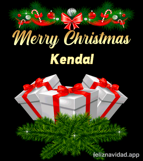 GIF Merry Christmas Kendal