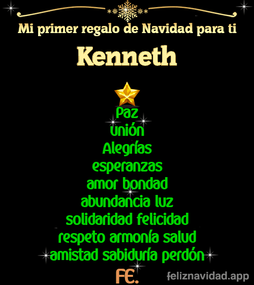 GIF Mi primer regalo de navidad para ti Kenneth