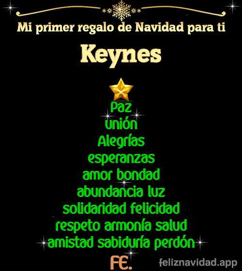 GIF Mi primer regalo de navidad para ti Keynes
