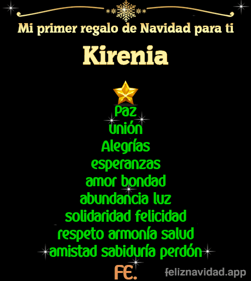 GIF Mi primer regalo de navidad para ti Kirenia