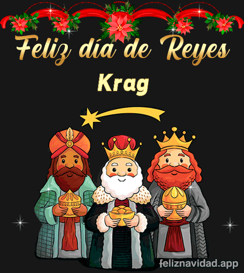 GIF Feliz día de Reyes Krag