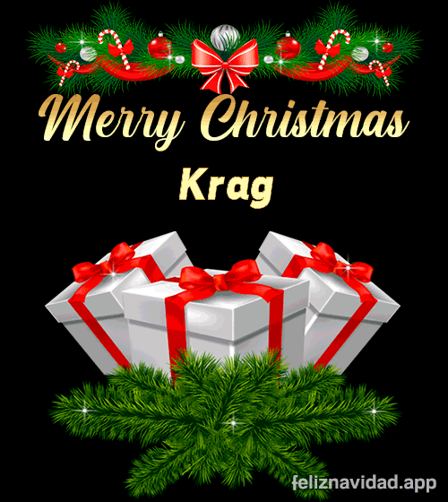 GIF Merry Christmas Krag