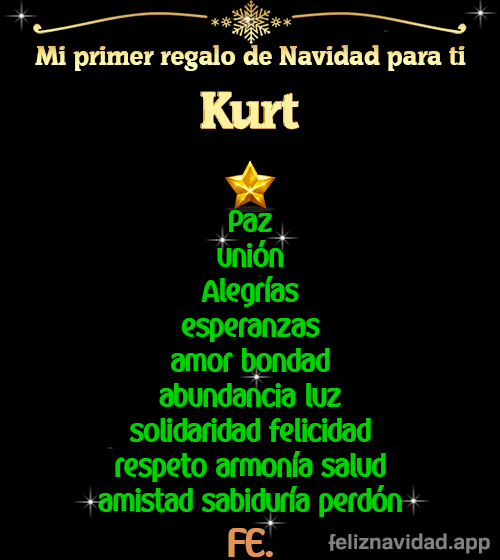 GIF Mi primer regalo de navidad para ti Kurt