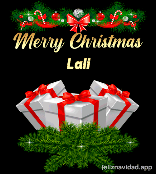 GIF Merry Christmas Lali