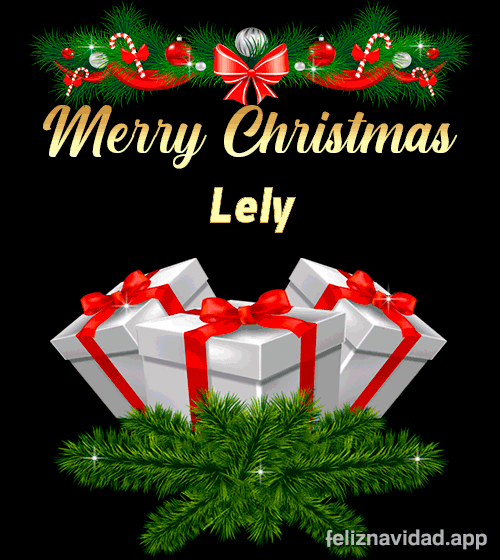 GIF Merry Christmas Lely