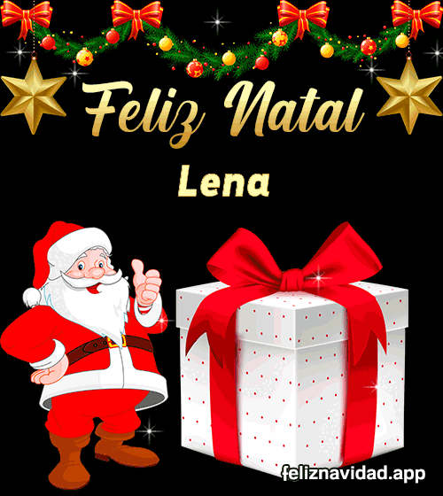 GIF Feliz Natal Lena