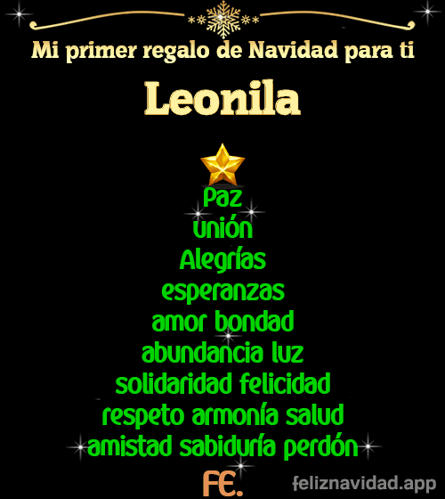 GIF Mi primer regalo de navidad para ti Leonila