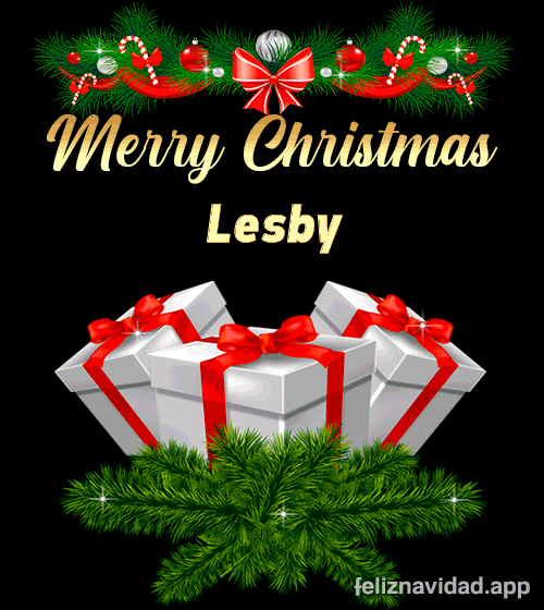 GIF Merry Christmas Lesby