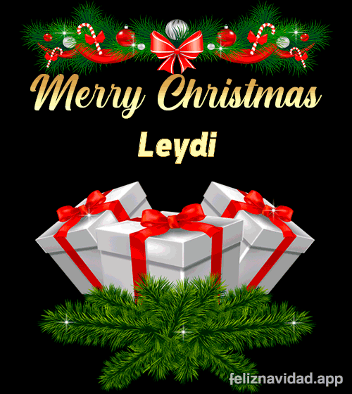 GIF Merry Christmas Leydi