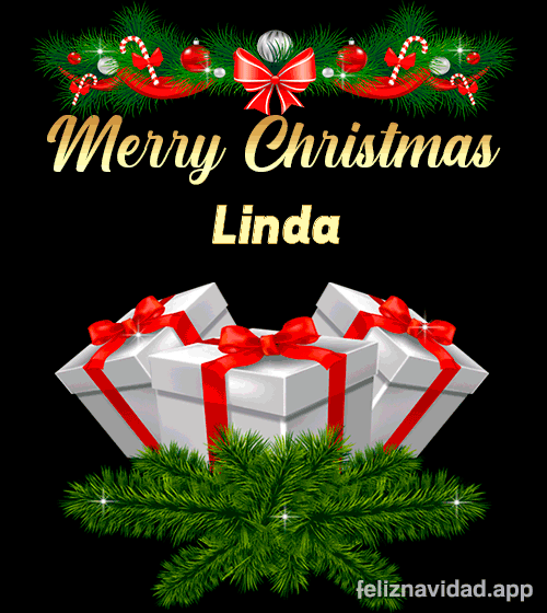 GIF Merry Christmas Linda