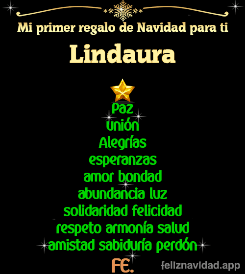 GIF Mi primer regalo de navidad para ti Lindaura
