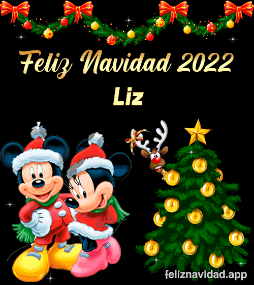 GIF Feliz Navidad 2022 Liz