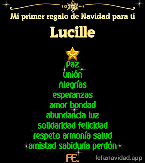 GIF Mi primer regalo de navidad para ti Lucille