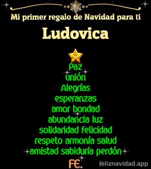 GIF Mi primer regalo de navidad para ti Ludovica