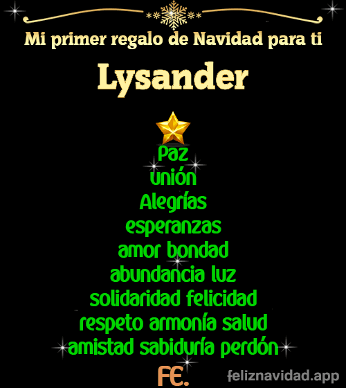 GIF Mi primer regalo de navidad para ti Lysander