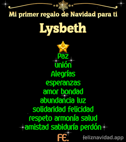 GIF Mi primer regalo de navidad para ti Lysbeth