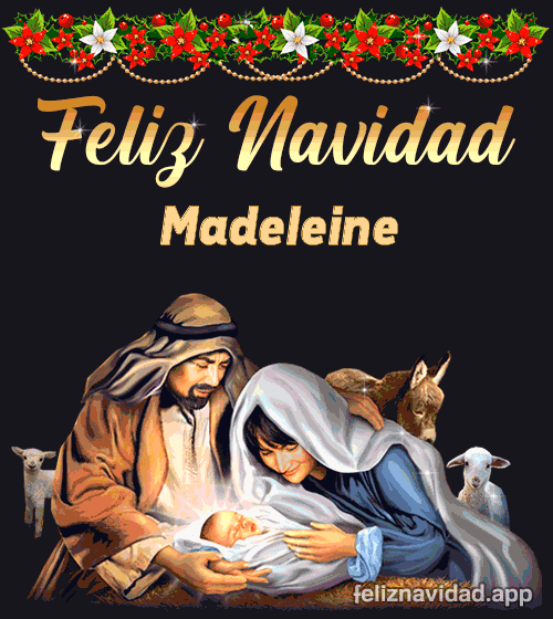 GIF Feliz Navidad Madeleine