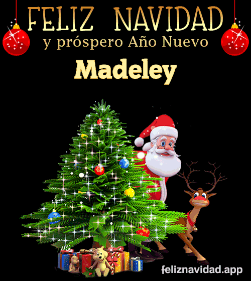GIF Feliz Navidad y Próspero Año Nuevo 2024 Madeley