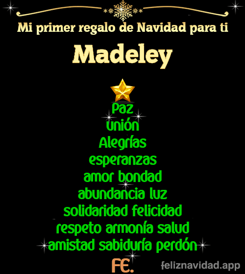 GIF Mi primer regalo de navidad para ti Madeley