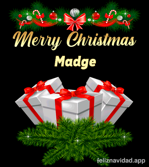 GIF Merry Christmas Madge