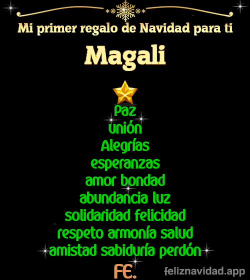 GIF Mi primer regalo de navidad para ti Magali