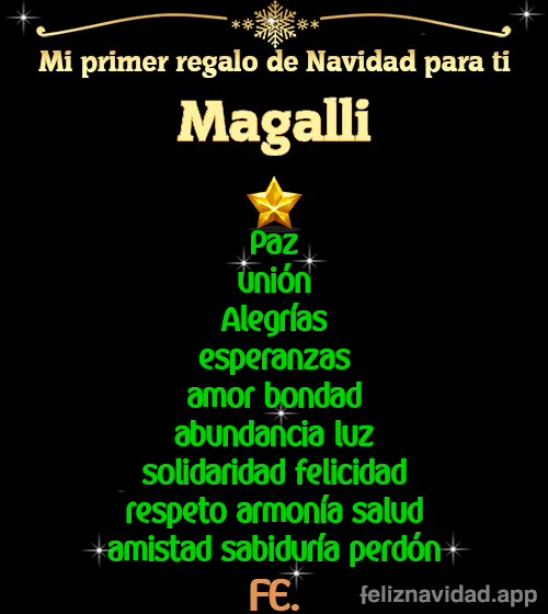 GIF Mi primer regalo de navidad para ti Magalli