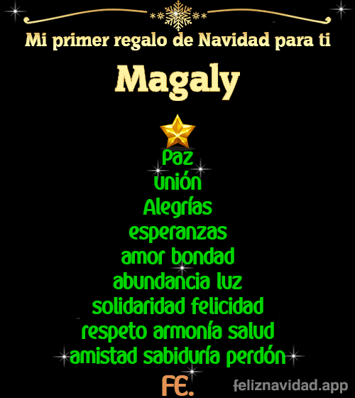 GIF Mi primer regalo de navidad para ti Magaly