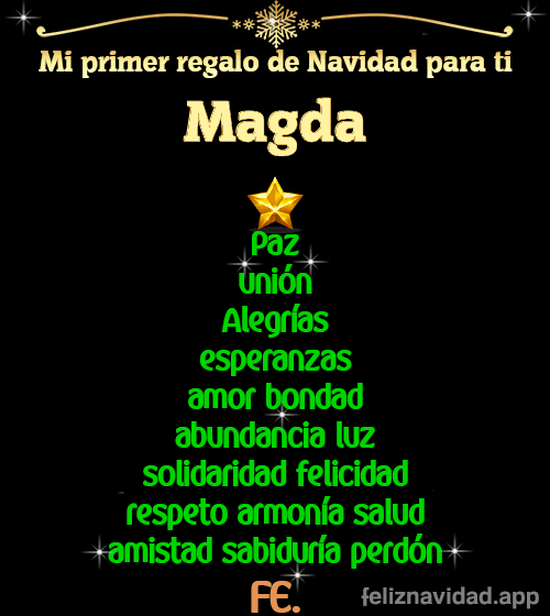 GIF Mi primer regalo de navidad para ti Magda