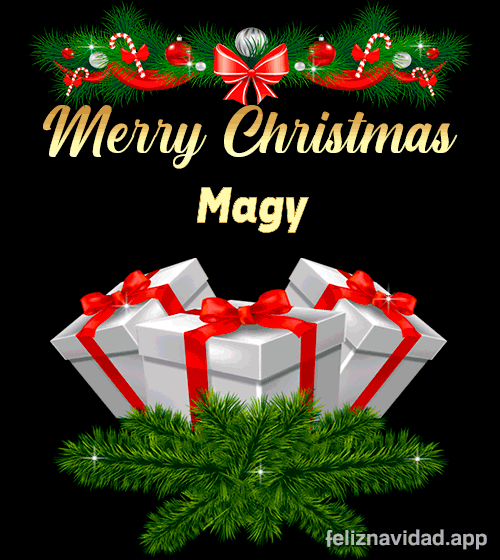 GIF Merry Christmas Magy