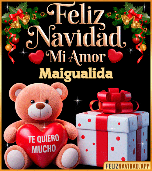 GIF Feliz Navidad mi Amor Maigualida