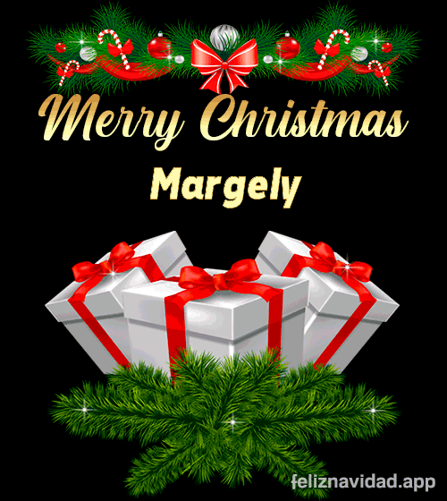 GIF Merry Christmas Margely
