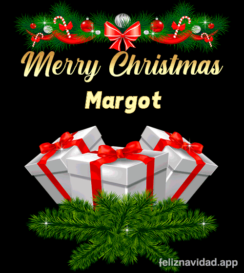 GIF Merry Christmas Margot