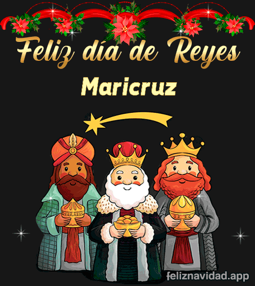 GIF Feliz día de Reyes Maricruz