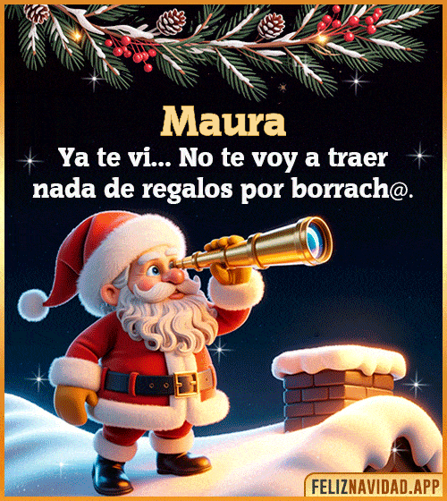 GIF Esta Navidad no te voy a traer nada de regalos Maura
